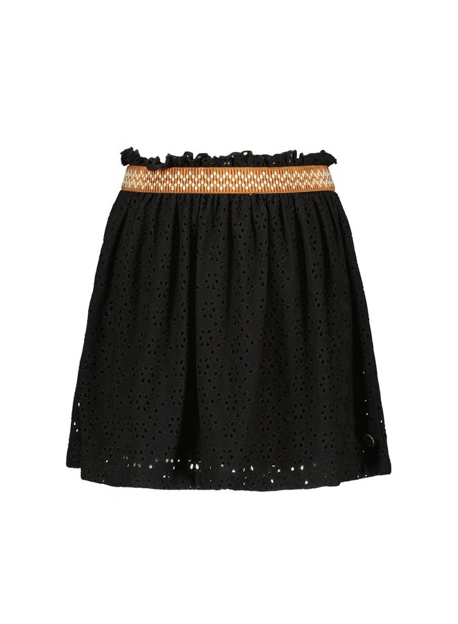 Like Flo Jacquard Skirt - Black