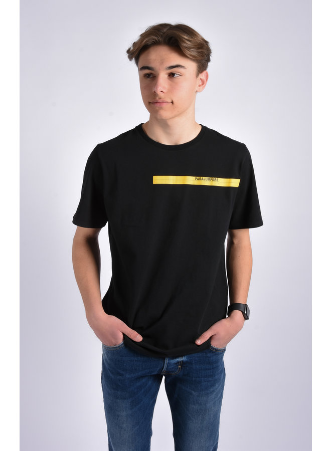 Parajumpers SS22 Boy Tape Tee - Black