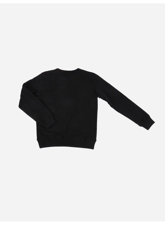 CP COMPANY SS22 Basis Fleece Logo Sweatshirt - Black