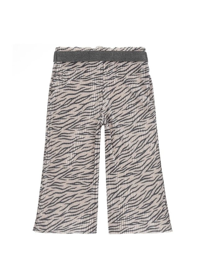 42937 Koko Noko SS22 Culotte Tiger Pants  - Champagne