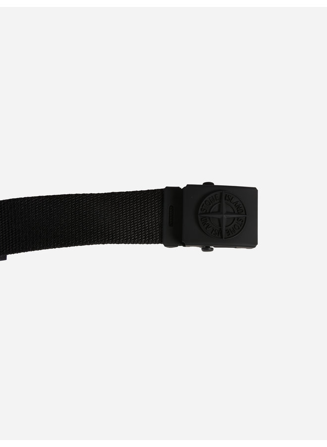 Stone Island SS22 Tape Belt - Black