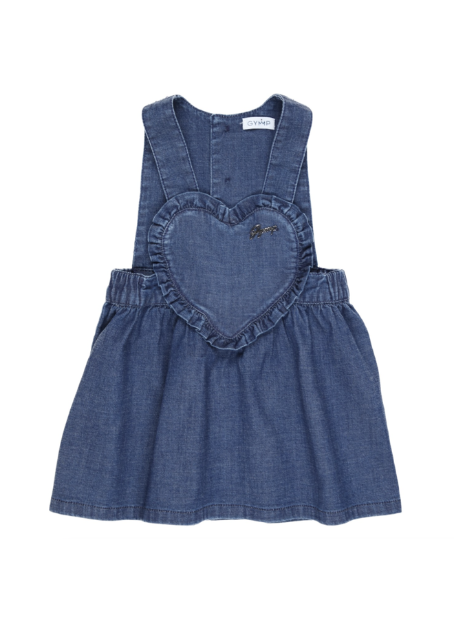 GYMP SS22 Jeans Pinafore Dress - Blue