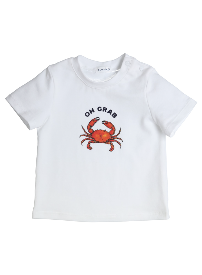 3532094 GYMP SS22 Oh Crab T-Shirt - White