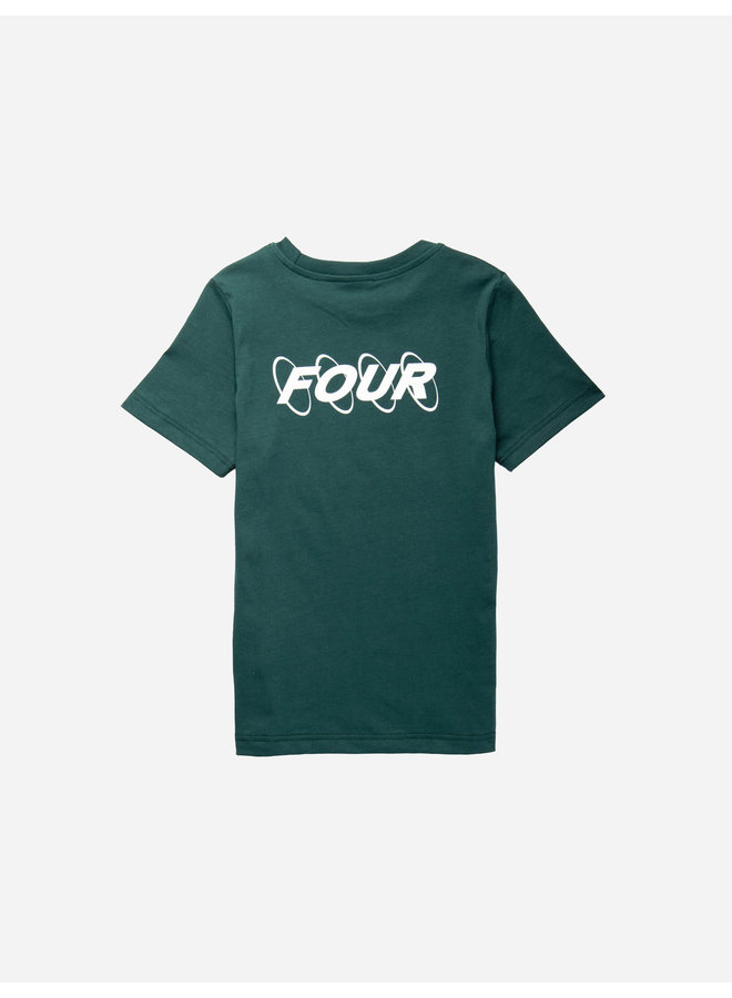 Four SS22 - T-shirt Four Circles - Bottle Green