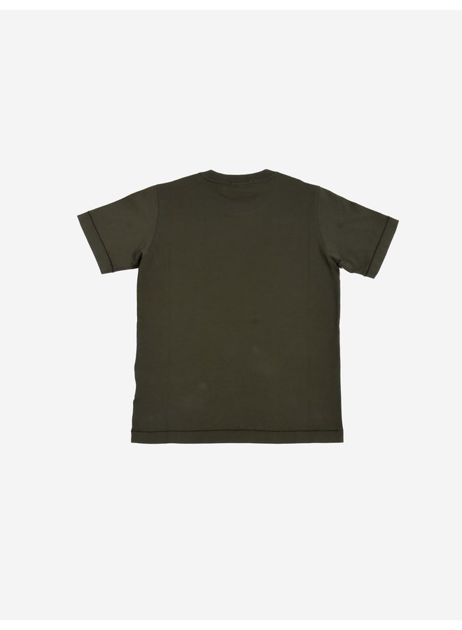 Stone Island FW22 T-Shirt met Logo - Olive