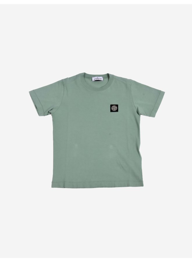 Stone Island FW22 T-Shirt met Logo - Sage