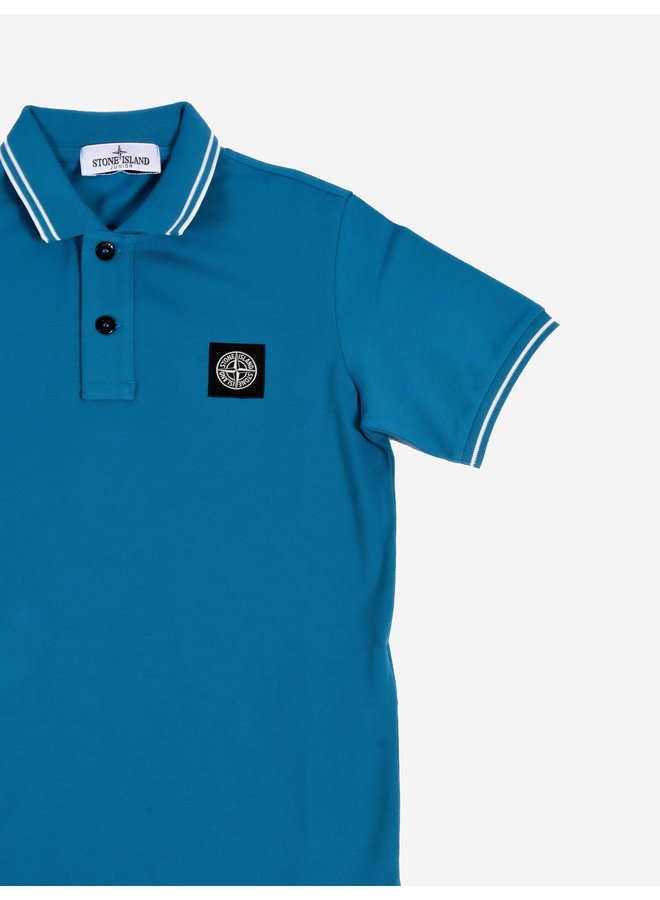 Stone Island FW22 Polo Shirt - Cobalt Blue