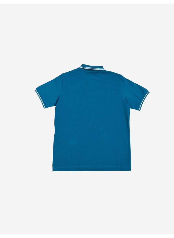 Stone Island FW22 Polo Shirt - Cobalt Blue