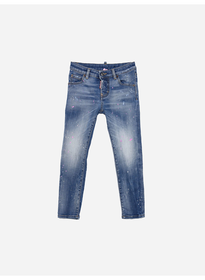 Dsquared2 Kids FW22 Cool Girl Jeans - Blue Denim