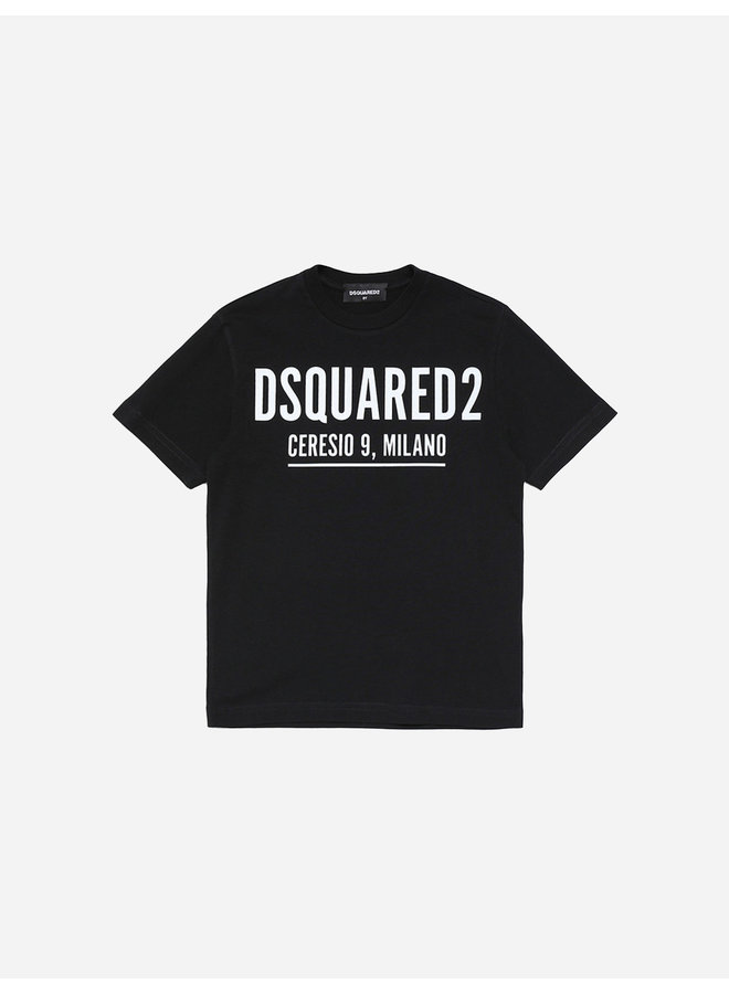 Dsquared2 Kids FW22 T-shirt Relax Fit - Black