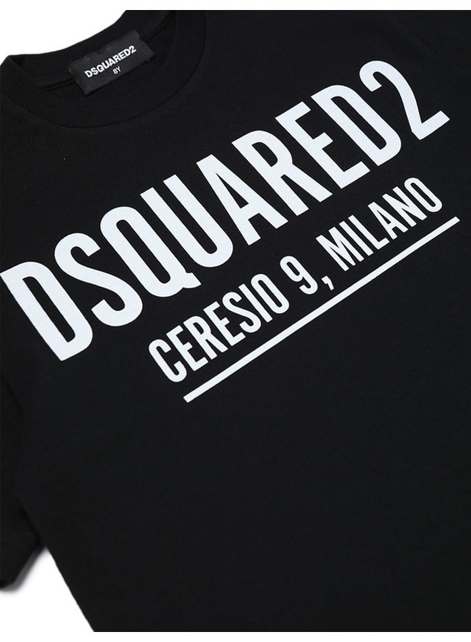 Dsquared2 Kids FW22 T-shirt Relax Fit - Black