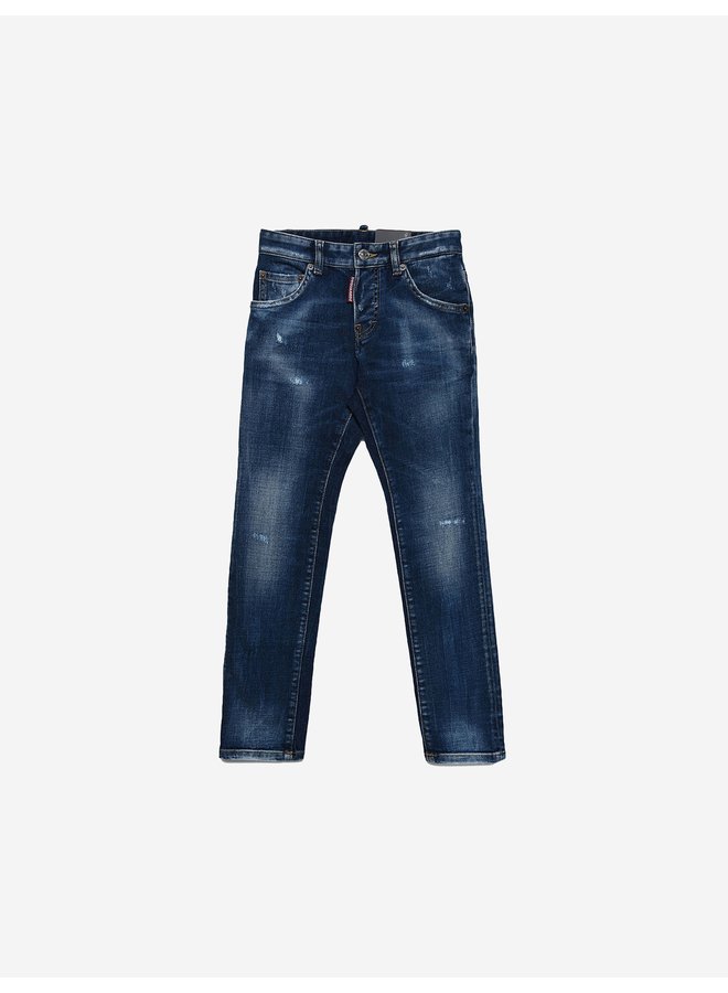 Dsquared2 Kids FW22 Cool Twiggy Jeans - Blue Denim