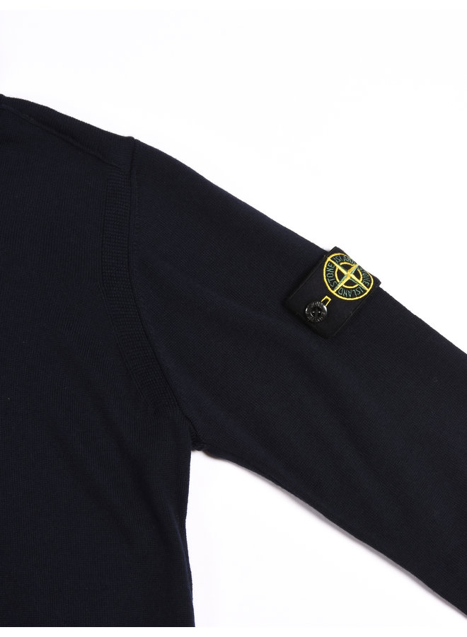 Stone Island FW22 Turtle Neck Knit - Navy Blue