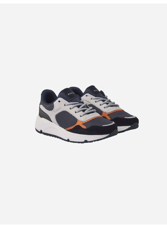 Nubikk FW22 Shoes Dusk Marine - Grey Combi Orange