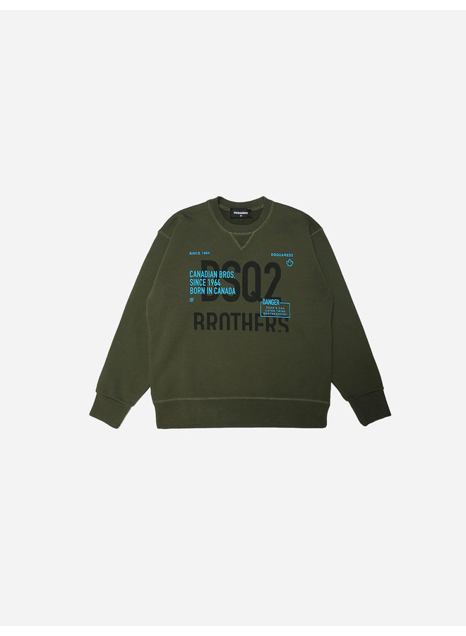 Dsquared2 Baby FW22 Sweater - Olive