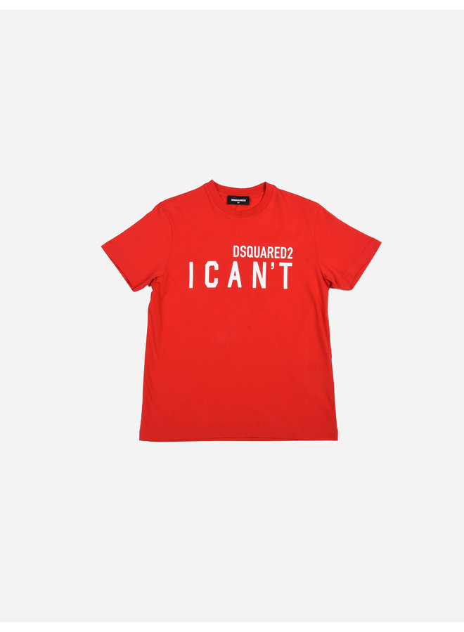 Dsquared2 Kids FW22 Relax T-shirt Unisex - Red