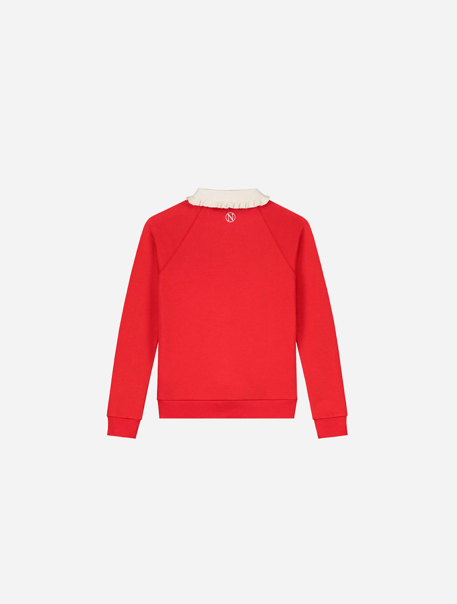 NIK&NIK FW22 Club Collar Sweater - Country Red - Ikke Kids