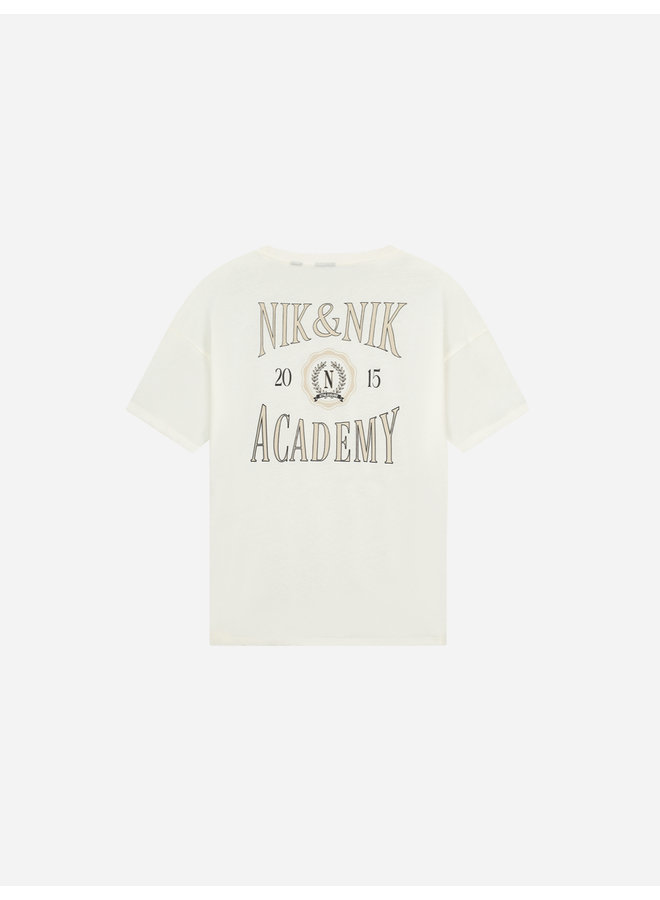 NIK&NIK FW22  Academy T-Shirt - Off White