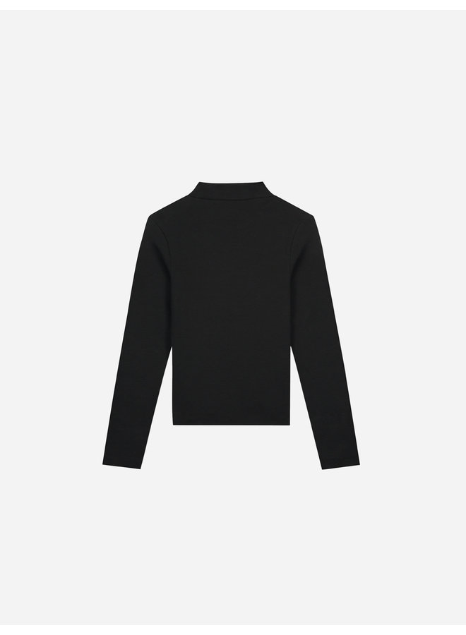 NIK&NIK FW22 Rib Top Turtle - Black