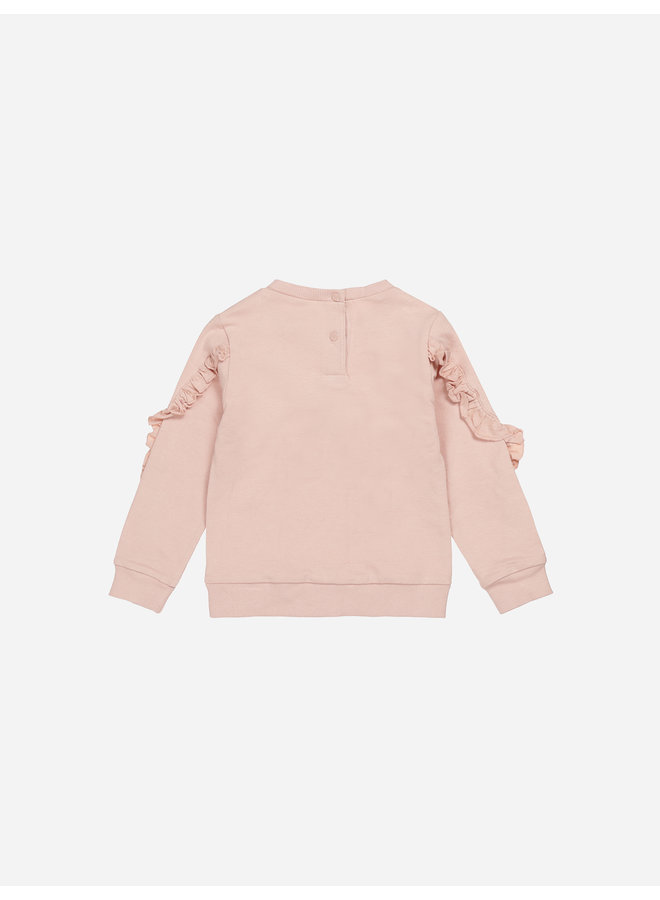 Koko Noko FW22- Sweater Is With Crewneck - Dusty Pink