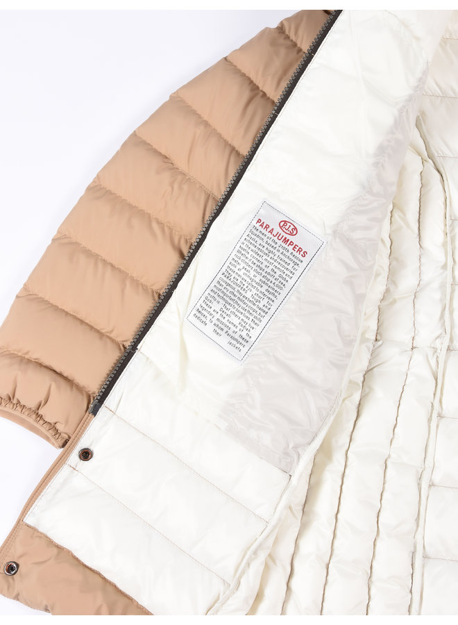 Parajumpers FW22 Girl - Irene Girl Puffer - Cappuccino