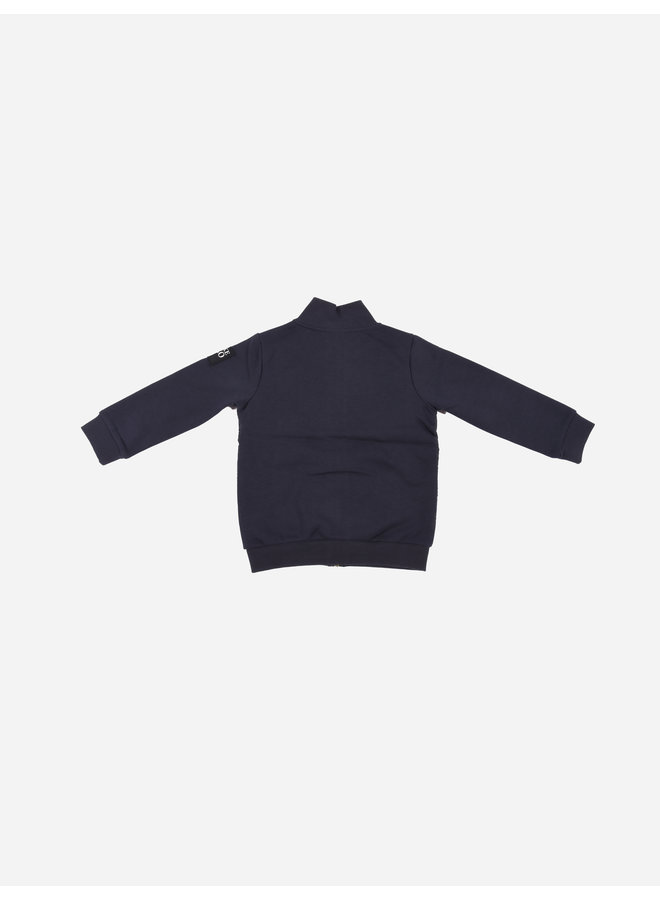 Like Flo FW22- Baby Boys Sweat Cardigan Polyester Quilted body - Navy