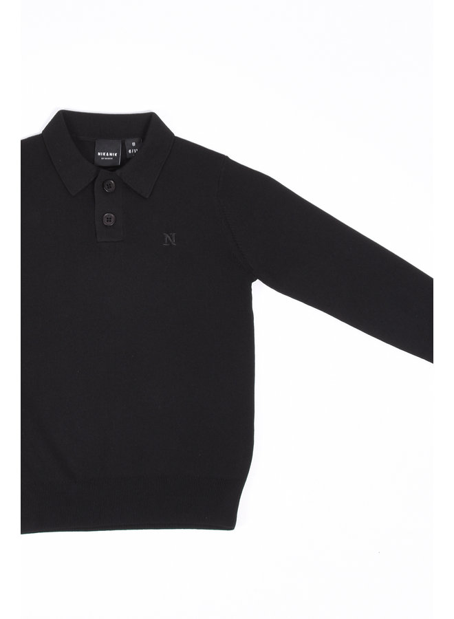 Nik&Nik FW22 - Gus Polo - Black