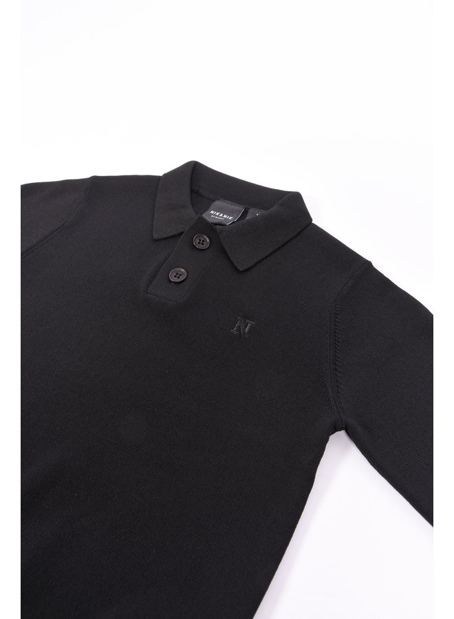 Nik&Nik FW22 - Gus Polo - Black