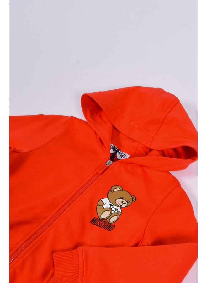 Moschino SS23 - Hooded Tracksuit - Poppy Red