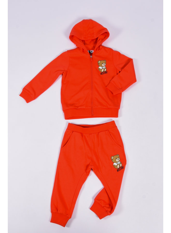 Moschino SS23 - Hooded Tracksuit - Poppy Red