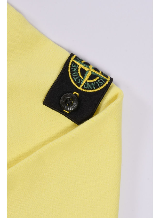 Stone Island SS23 - Felpa Logo-Patch Crewneck Sweatshirt - Lemon