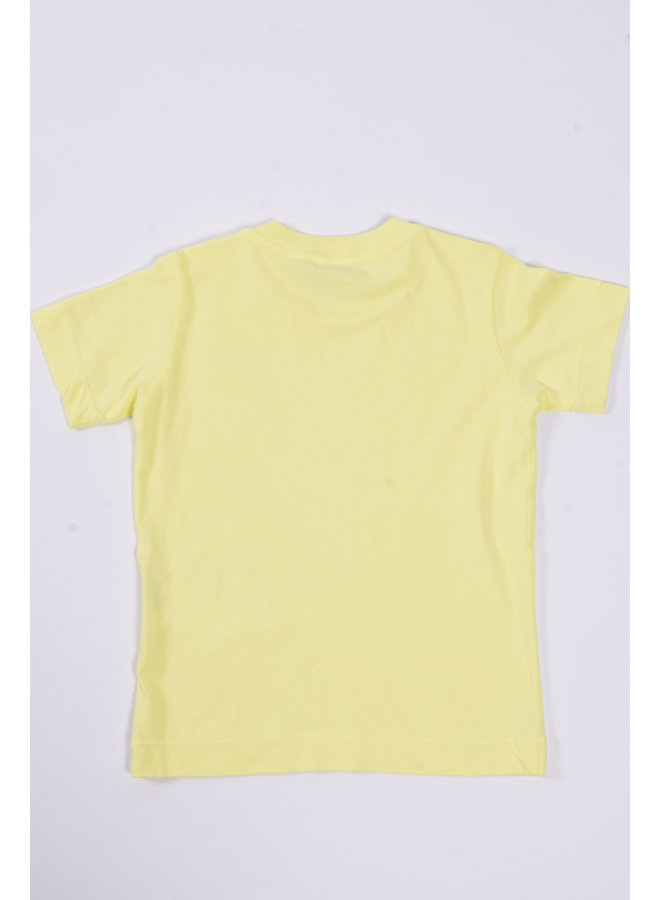 Stone Island SS23 - T-shirt Logo-Patch - Lemon