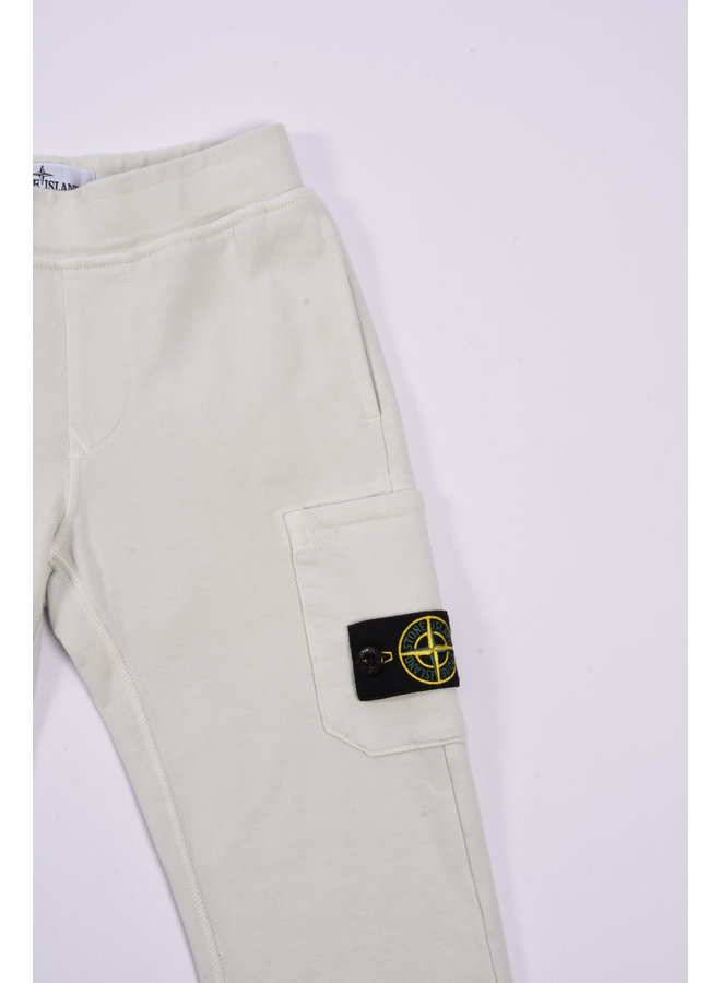 Stone Island SS23 - Felpa Logo-Patched Sweatpants - Pearl Grey