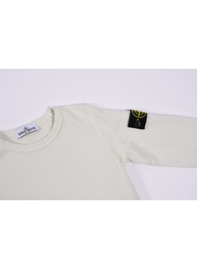 Stone Island SS23 - Felpa Logo-Patch Crewneck Sweatshirt - Pearl Grey