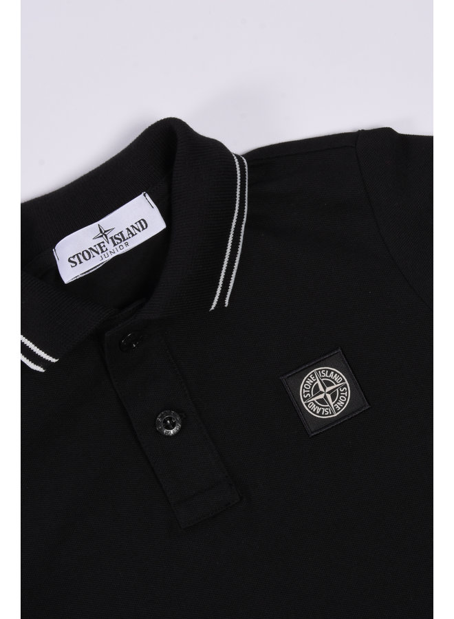 Stone Island - Polo Shirt Logo-Patch - Black