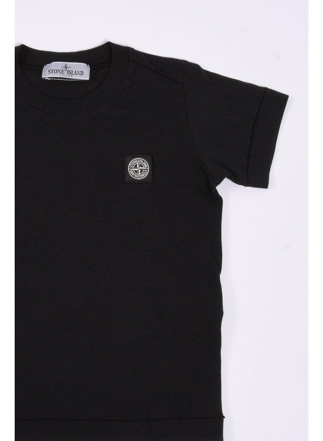 Stone Island - T-shirt Logo-Patch - Black