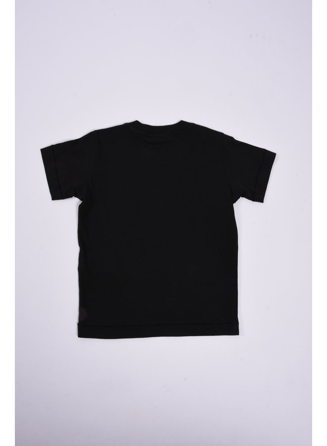 Stone Island - T-shirt Logo-Patch - Black