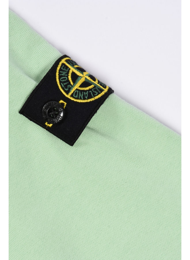 Stone Island SS23 - Felpa Logo-Patch Crewneck Sweatshirt - Light Green