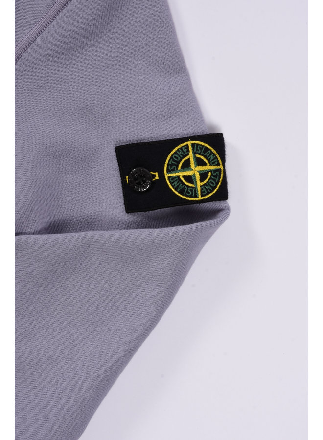 Stone Island SS23 - Felpa Logo-Patch Hoodie - Lavender