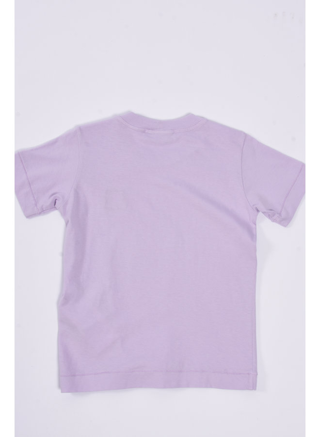 Stone Island SS23 - T-shirt Logo-Patch - Lilac