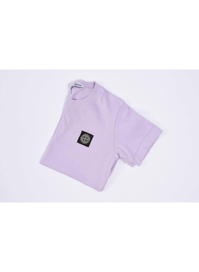 Stone Island SS23 - T-shirt Logo-Patch - Lilac