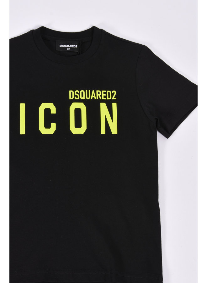 Dsquared Kids SS23 - T-shirt Relax Fit - Black/Green