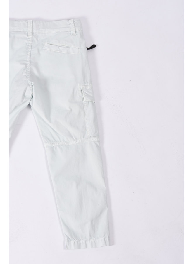 Stone Island SS23 - Logo-Patch Tapered Cargo Pants - Pearl Grey