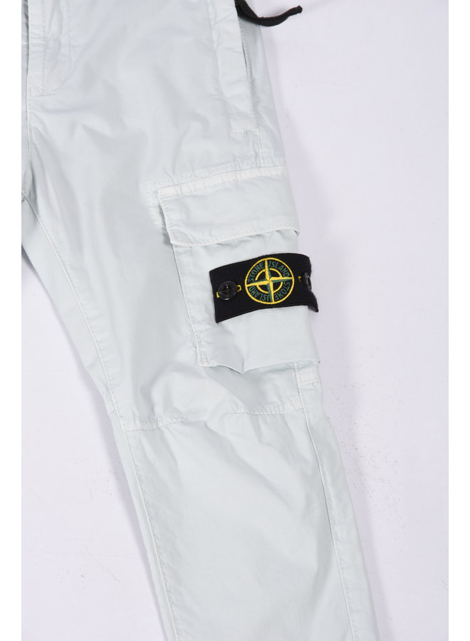 Stone Island SS23 - Logo-Patch Tapered Cargo Pants - Pearl Grey