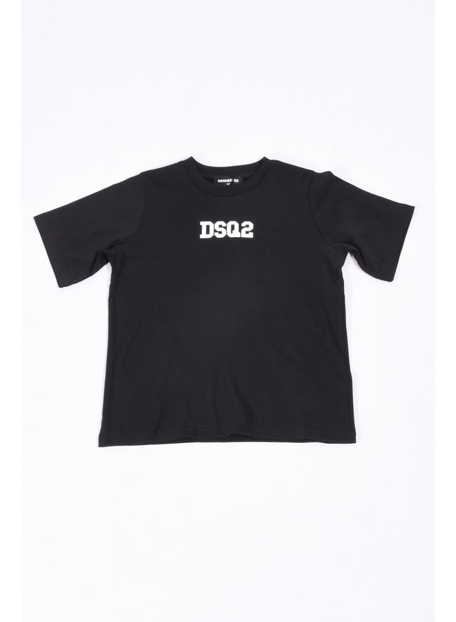 DQ16322 Dsquared Kids SS23 - T-shirt Slouch Fit - Black