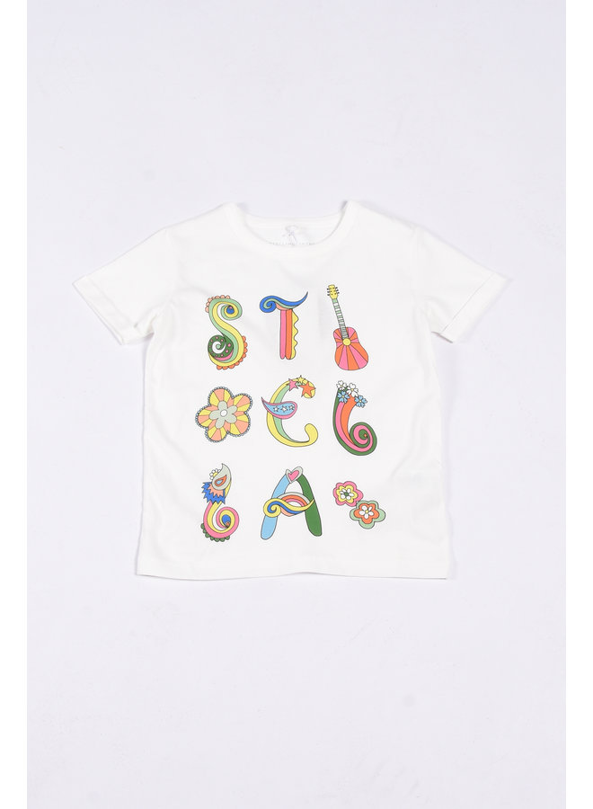 Stella McCartney Girl SS23 - TS8A31 T-shirt - Ivory
