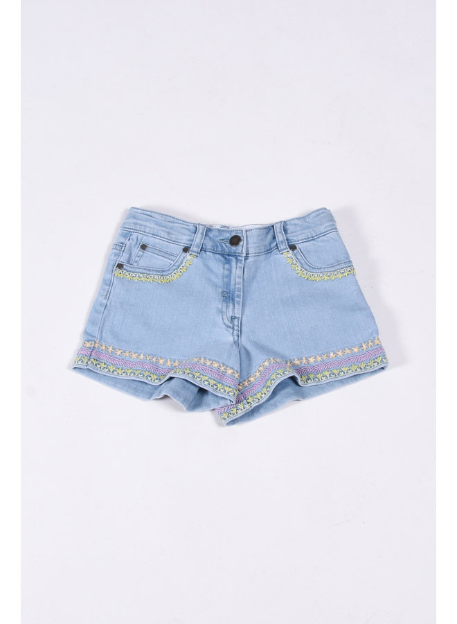 Stella McCartney Girl SS23 - TS6E99 Jeans Shorts - Light Blue