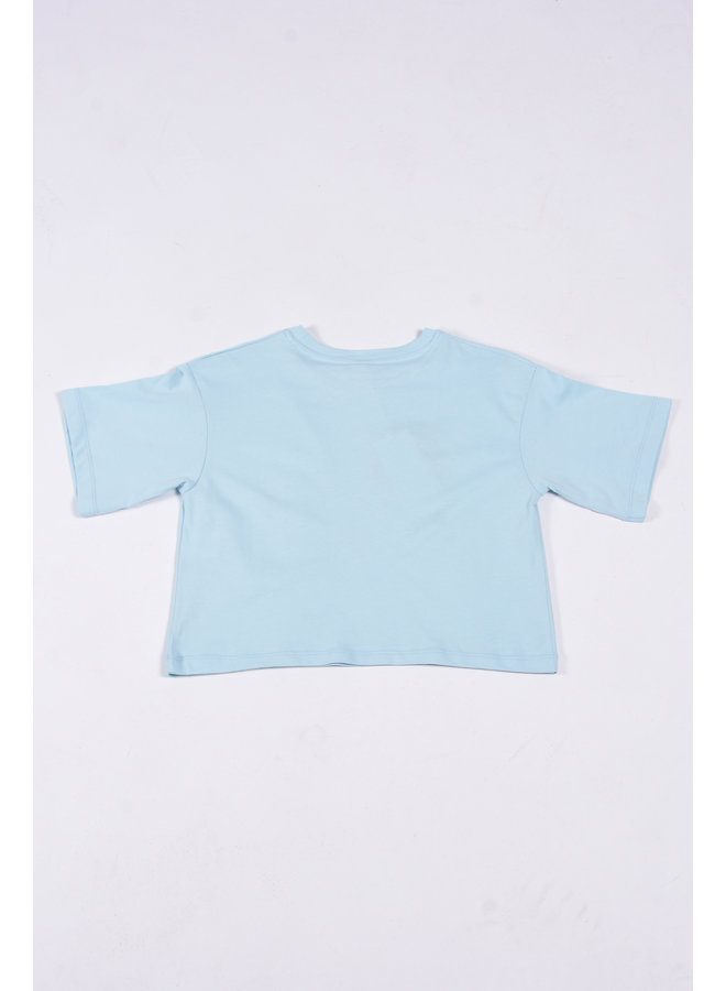 Stella McCartney Girl SS23 - TS8A21 T-shirt  - Light Blue