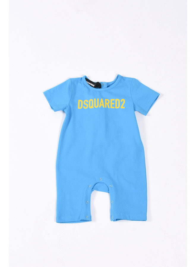 Dsquared2 Baby SS23 - DQ1776 Babygrow - Blue/Yellow