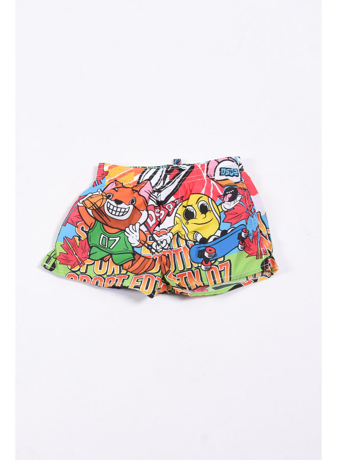 Dsquared2 Kids SS23 - DQ1669 Swimshorts - Multicolor Print